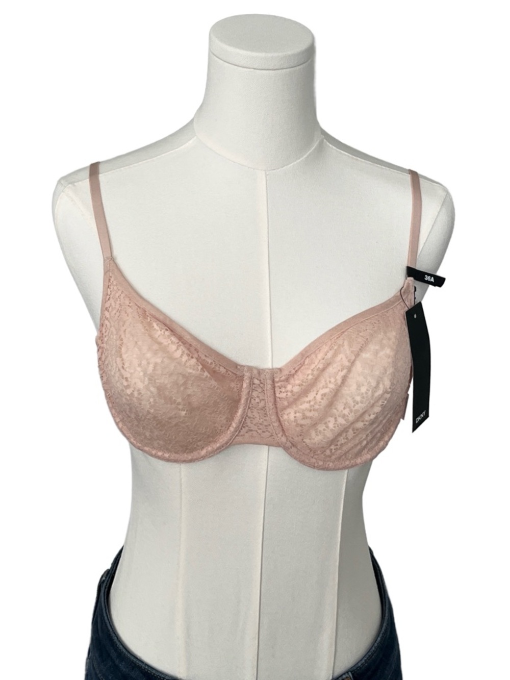 DKNY Lace Underwire Bra in Dusty Rose Size 36A